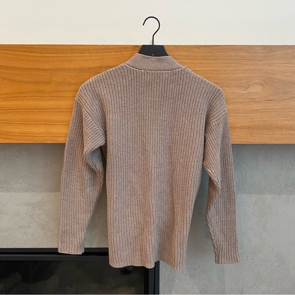 Lauren‎ Ralph Lauren Buckle-Trim Cotton Cardigan, Size XS - Picture 9 of 10